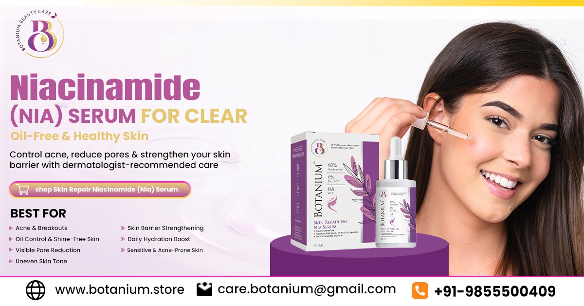 Niacinamide serum for clear skin